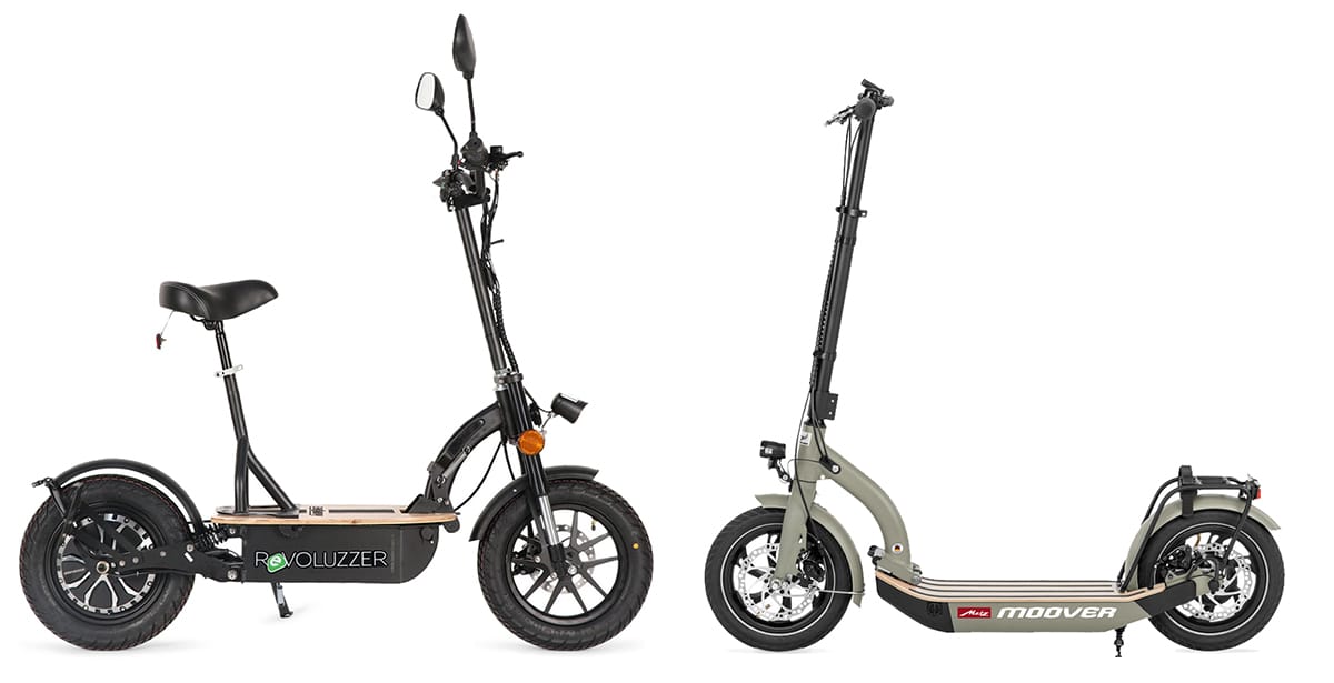 E-Scooter vs E-Scooter mit Sitz