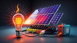 ai generated, solar energy, solar panels