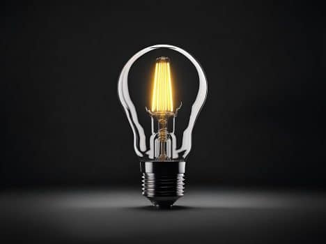 light, bulb, lightbulb, idea, thinking, led, shine, energy, ai generated